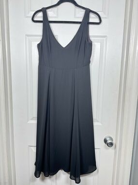 Show Me Your Mumu Black V-Neck Mini Dress Flowy Large